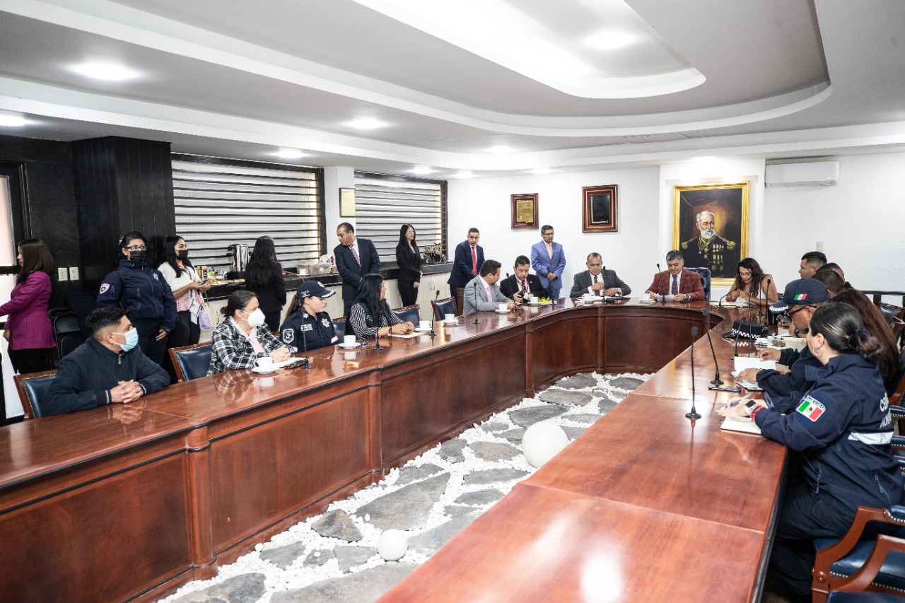 ENCABEZA DAVID SÁNCHEZ REUNIÓN DE COORDINACIÓN PARA LA RECONSTRUCCIÓN DE LA PAZ