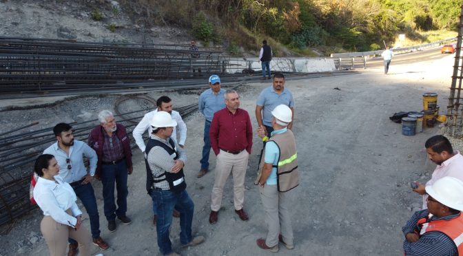 Supervisa Gobernador obra de rehabilitación en la autopista Siglo XXI