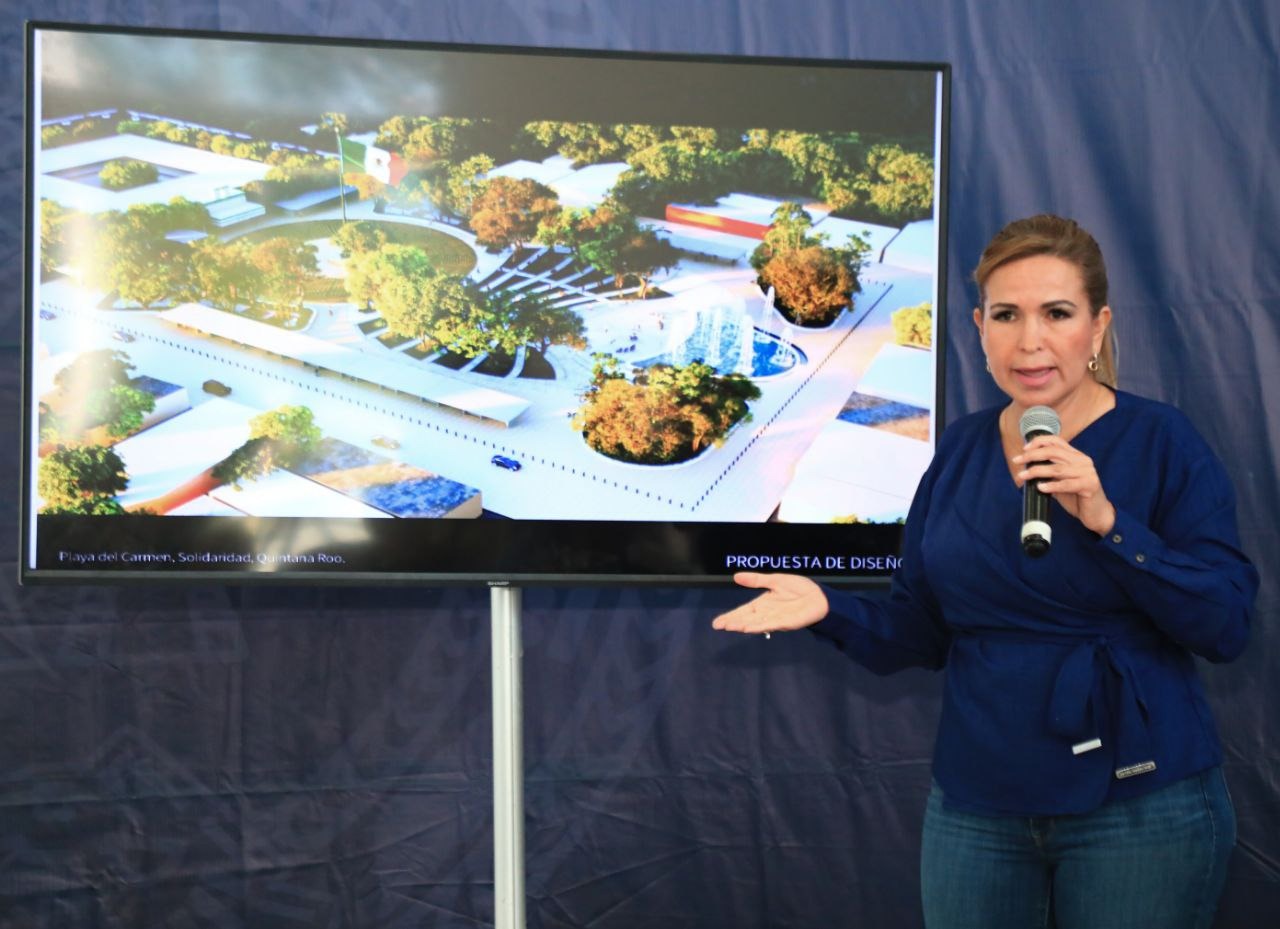 Anuncia Lili Campos remodelación y modernización de Plaza 28 de Julio – H. Ayuntamiento de Solidaridad