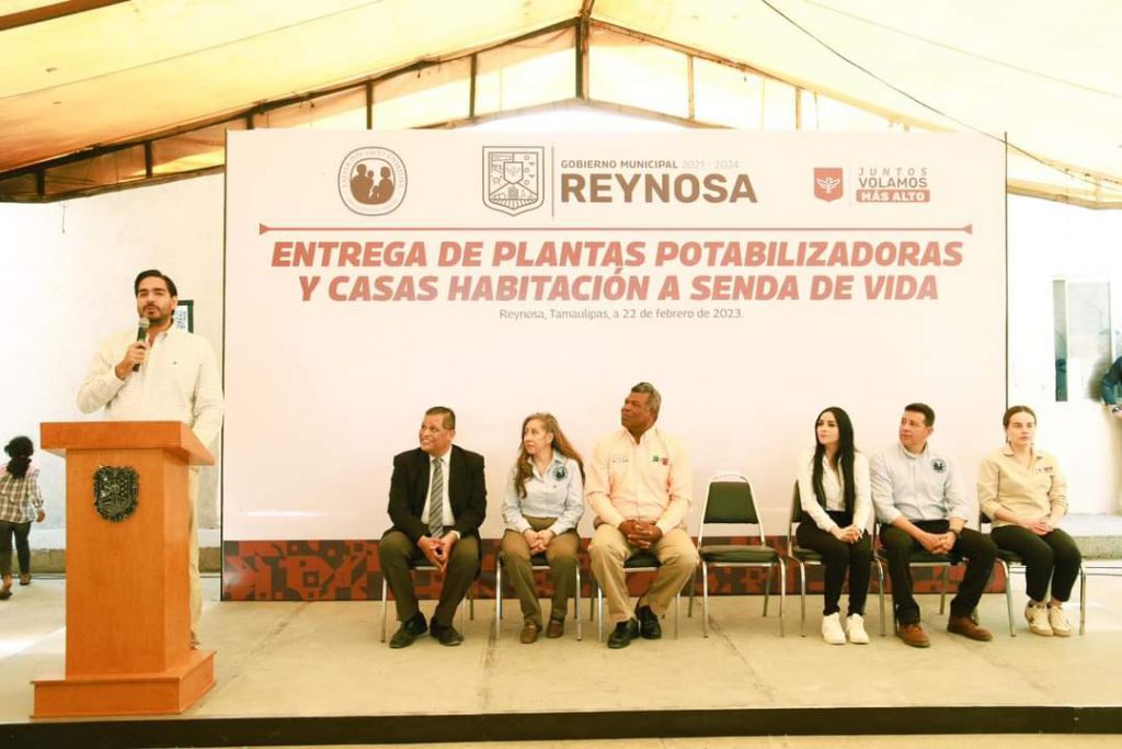 Entregó Carlos Peña Ortiz 30 casas y dos plantas purificadoras para comunidad migrante – Administración Municipal Reynosa 2021-2024