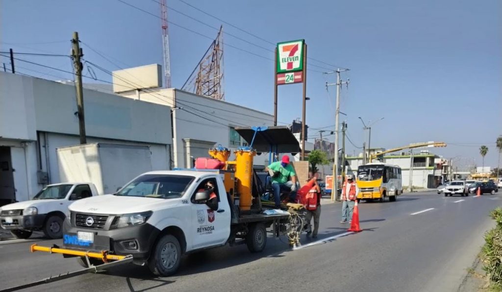 Rehabilita Gobierno de Reynosa semáforos y vialidades – Administración Municipal Reynosa 2021-2024