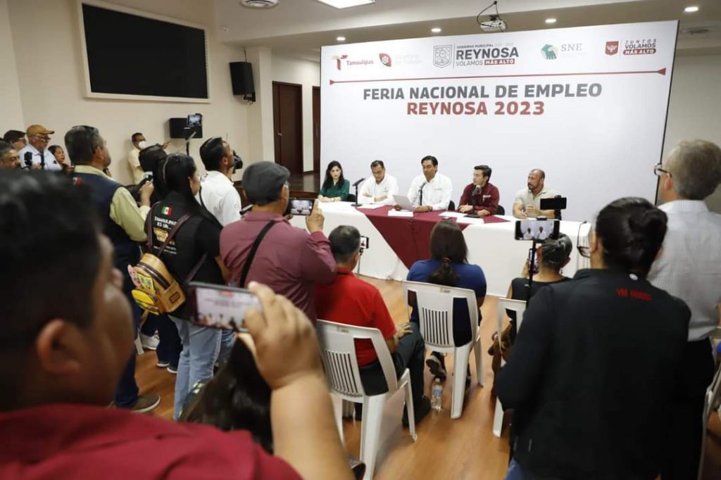 Anunció Alcalde Feria Nacional de Empleo, Reynosa 2023 – Administración Municipal Reynosa 2021-2024