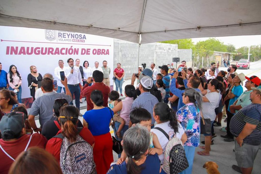 Entregó Carlos Peña Ortiz pavimentación por más de 5.4 MDP – Administración Municipal Reynosa 2021-2024