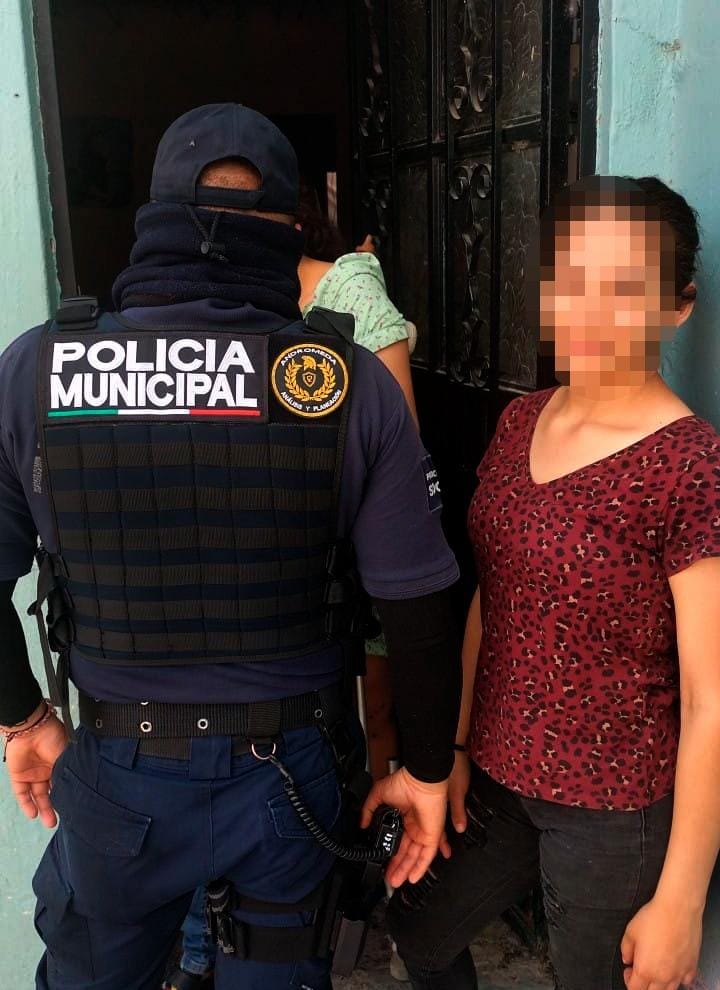 Policía de Salamanca brinda acompañamiento a mujer extraviada.