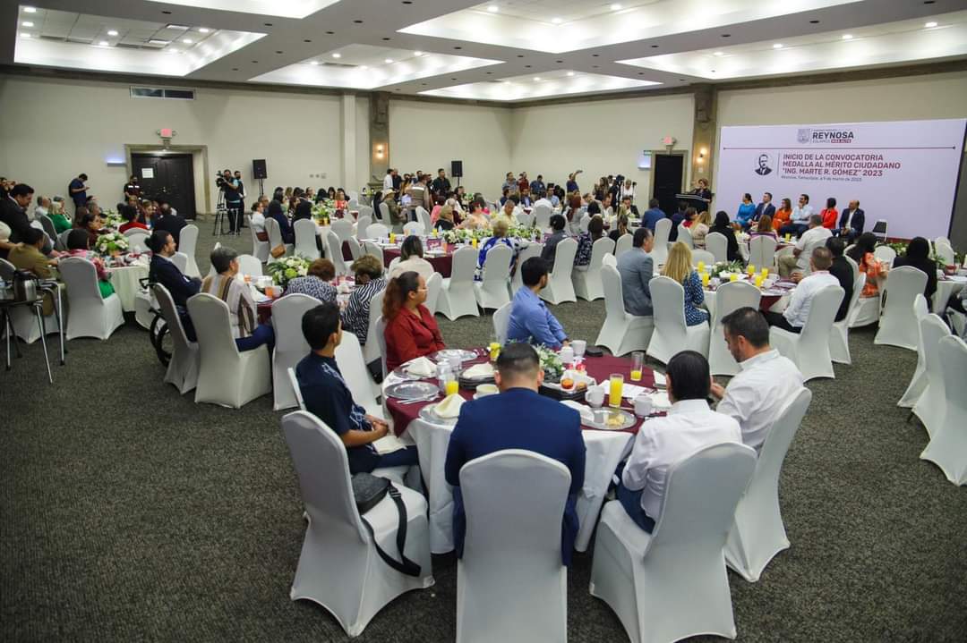Presentó Carlos Peña Ortiz Convocatoria Medalla al Mérito Ciudadano “Marte R. Gómez” 2023 – Administración Municipal Reynosa 2021-2024