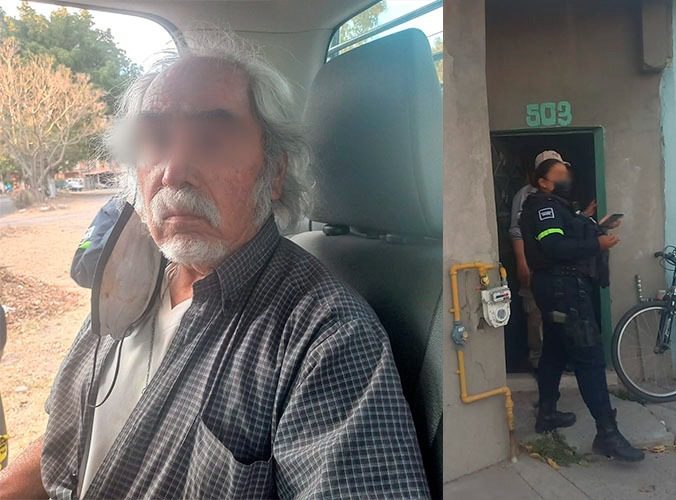 DIF Salamanca y Seguridad Pública auxilian a adulto mayor extraviado.