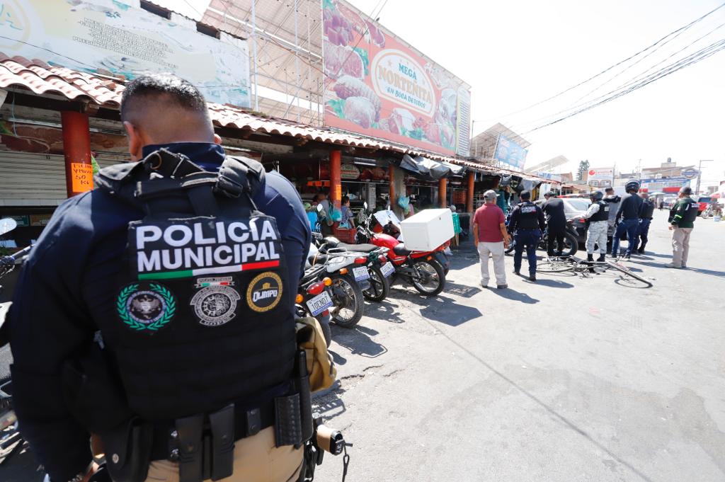 Seguridad Pública refuerza operativo “Mercado Seguro” en Salamanca