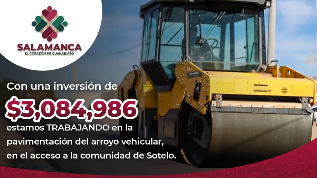 Avanzan trabajos de rehabilitación y pavimentación en Salamanca