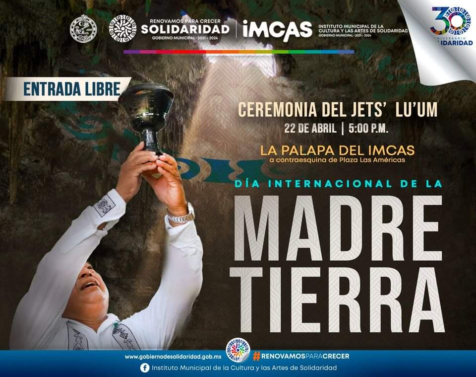 Gobierno municipal impulsa el cuidado de la Madre Tierra – H. Ayuntamiento de Solidaridad