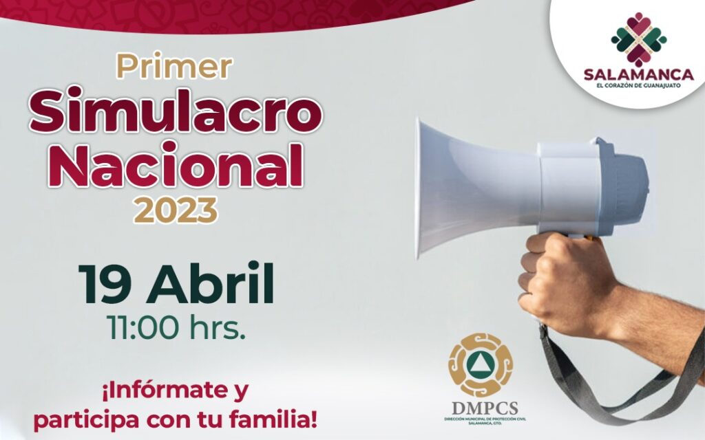 Se suma PC Salamanca al 1er. Simulacro Nacional