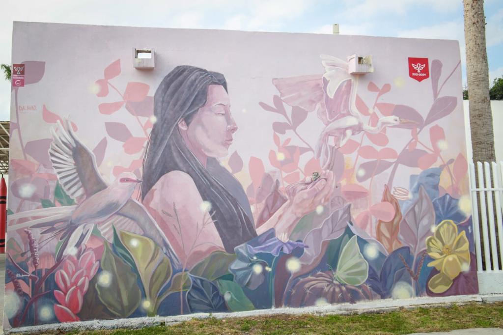 Expone Gobierno de Reynosa el mural “Nido para Florecer” – Administración Municipal Reynosa 2021-2024