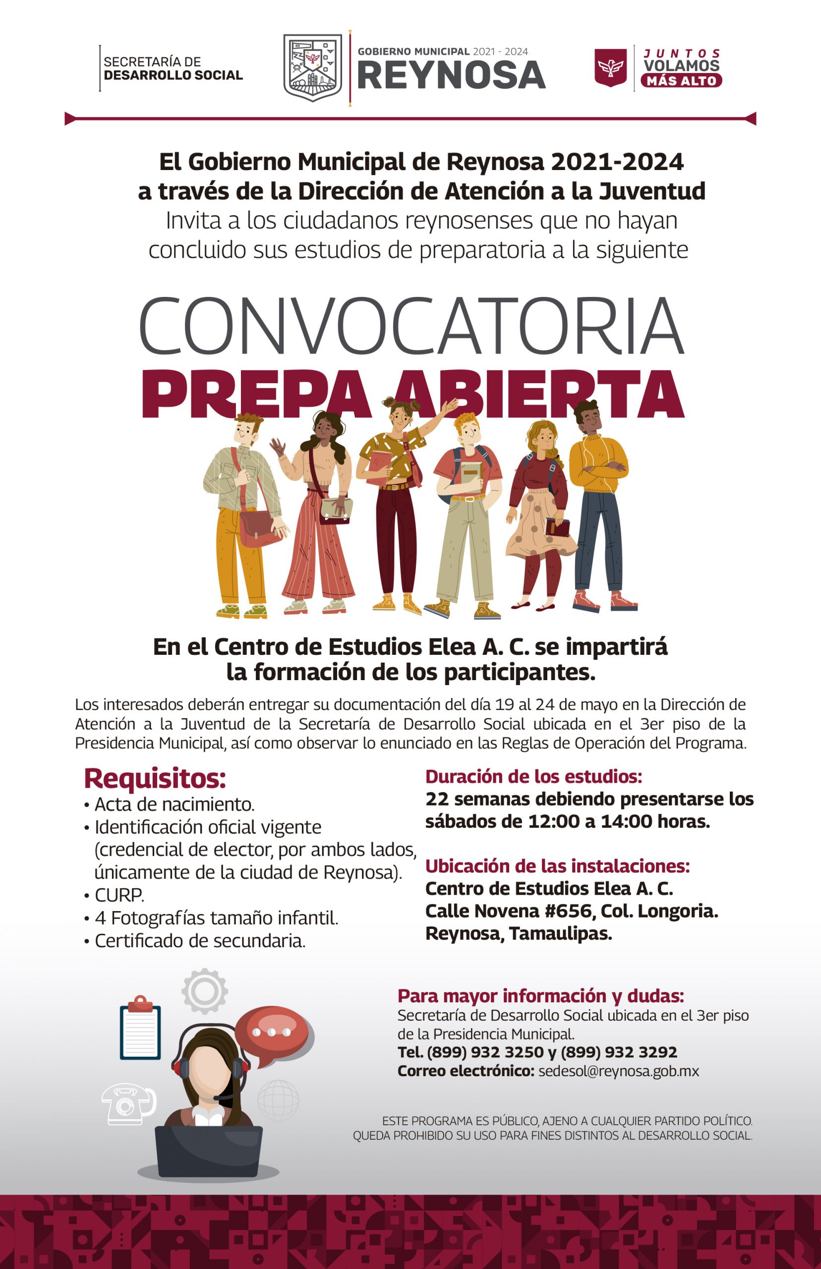 Impulsa Gobierno de Carlos Peña Ortiz educación de reynosenses – Administración Municipal Reynosa 2021-2024