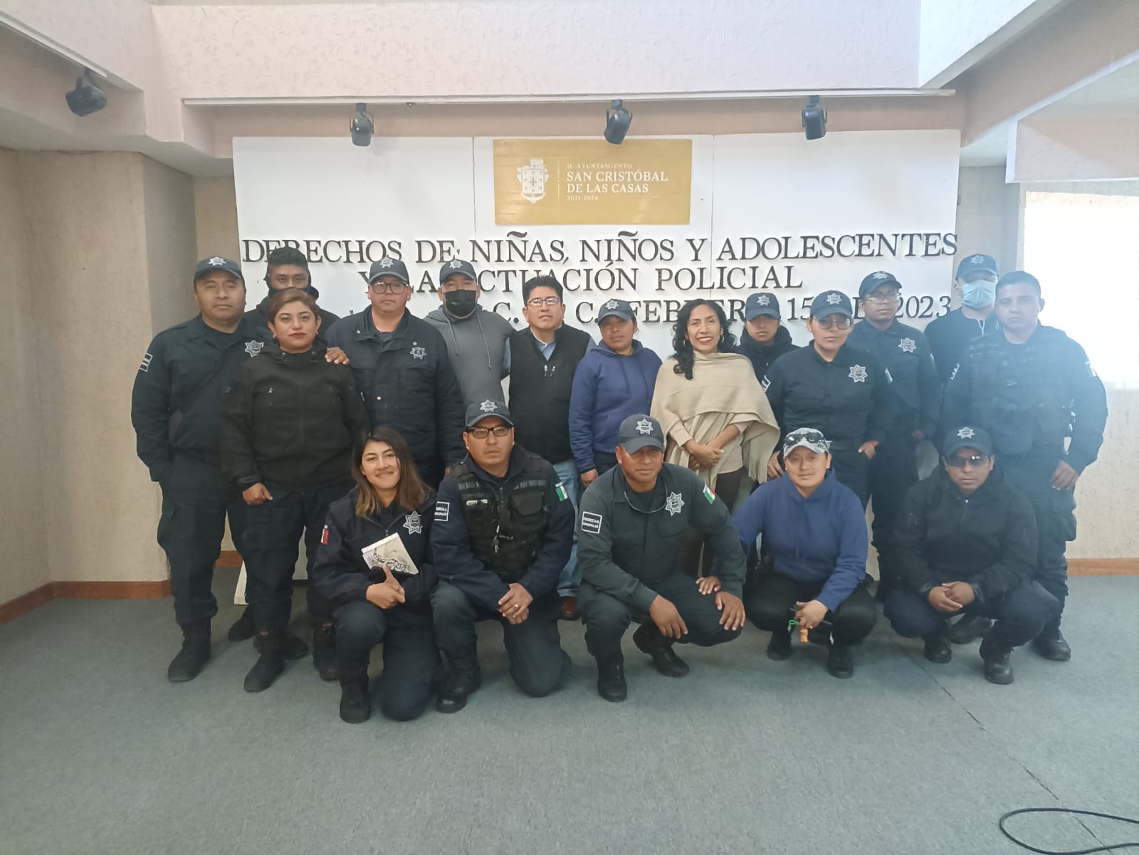 SIPINNA MUNICIPAL IMPARTE CAPACITACIÓN AL PERSONAL DE LA POLICÍA MUNICIPAL – H. Ayuntamiento de San Cristóbal de Las Casas