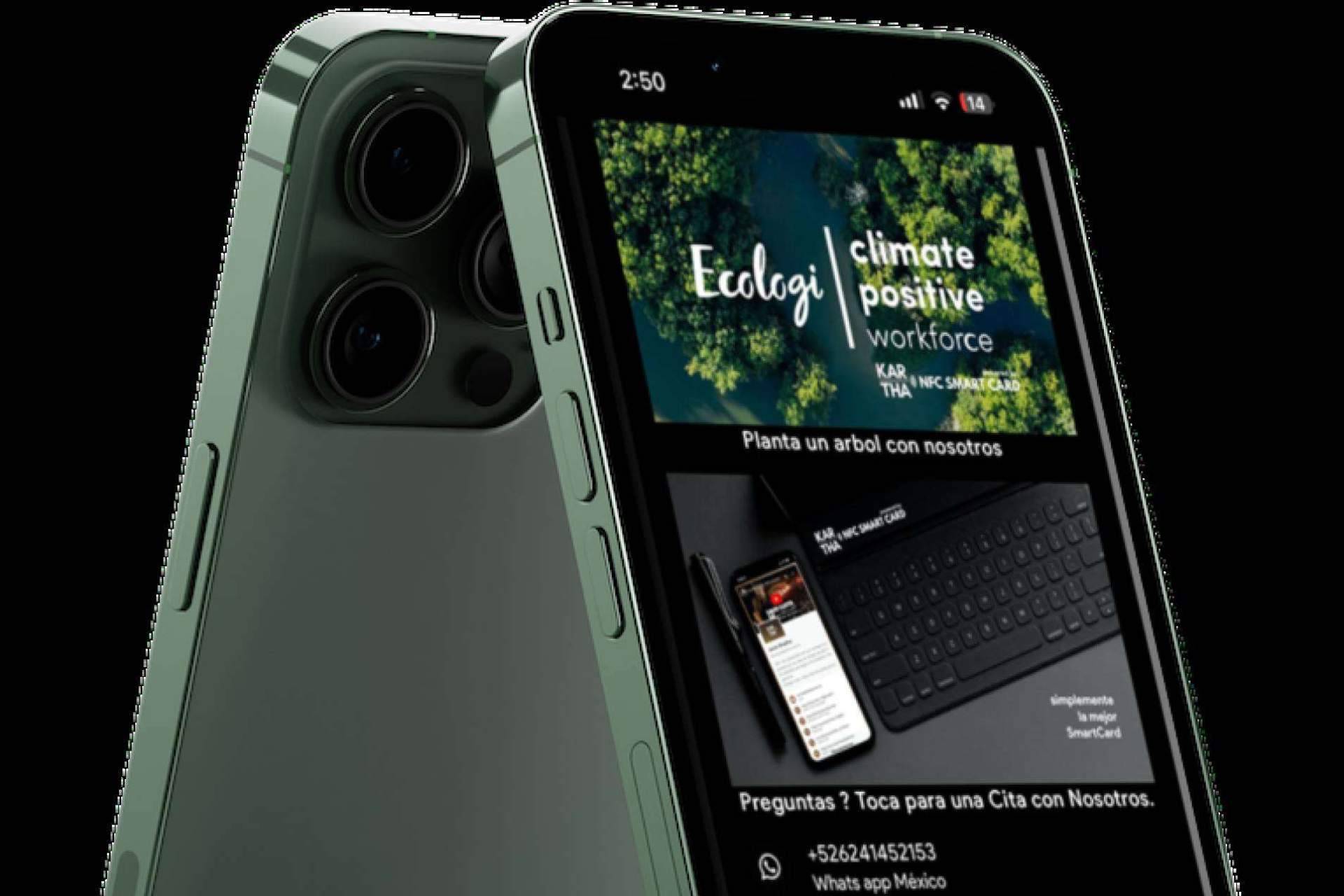 Con las tarjetas NFC inteligentes, Kartha ha revolucionado la forma en la que se presentan los negocios en la era digital