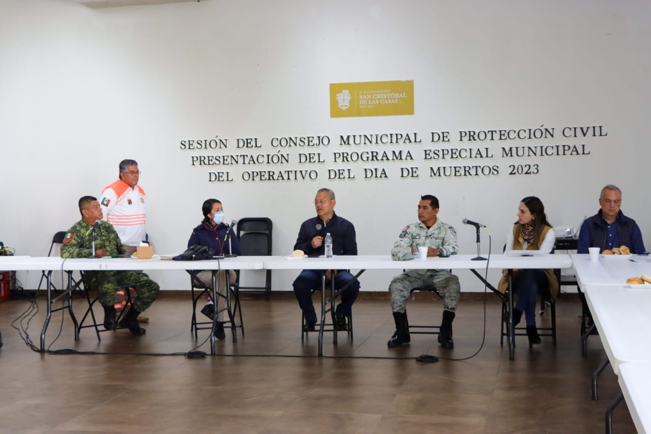 PRESENTAN PROGRAMA ESPECIAL DEL OPERATIVO DÍA DE MUERTOS 2023. – H. Ayuntamiento de San Cristóbal de Las Casas