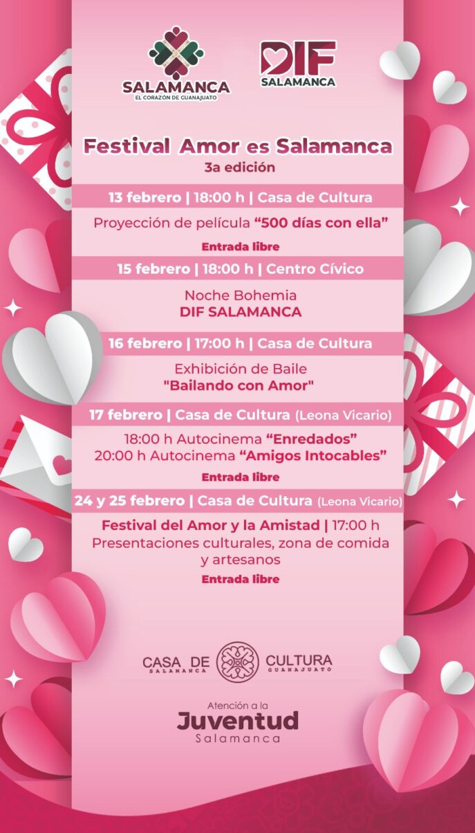 Gobierno Municipal y DIF Salamanca Presentan el Festival «Amor es Salamanca»