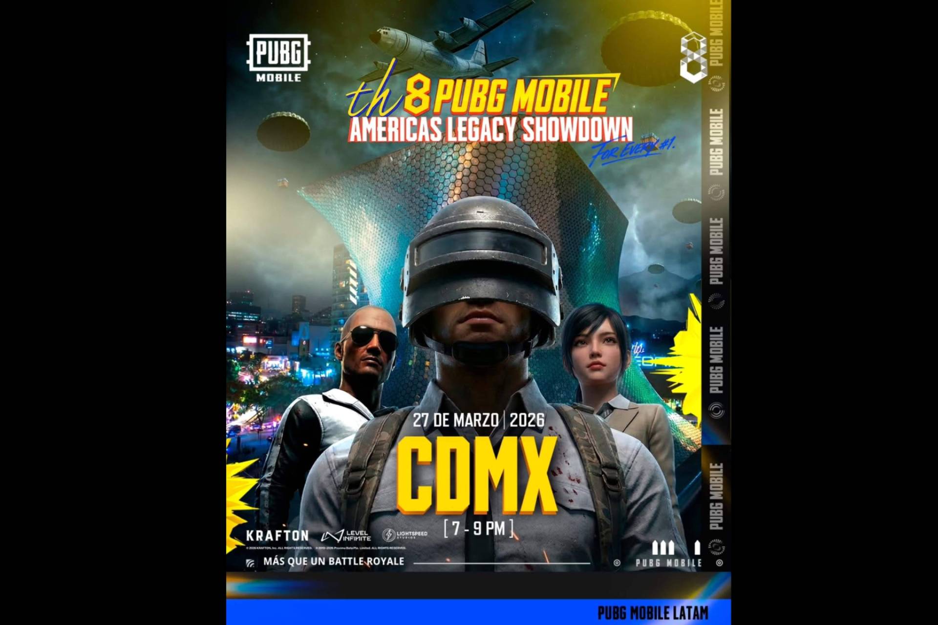 PUBG Mobile celebra 'Americas Legacy Showdown' en el Museo Soumaya, un hito para la comunidad gamer